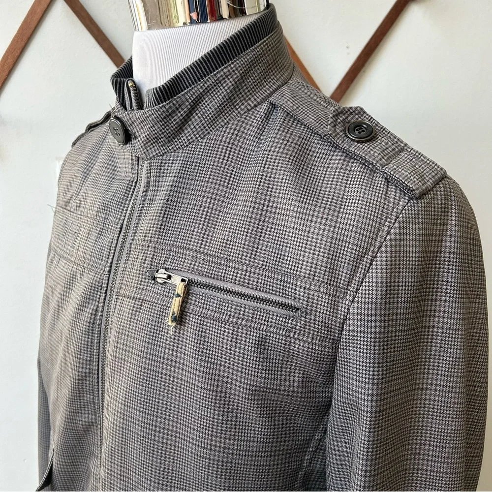 Houndstooth Bomber Jacket - Picture 4 of 15